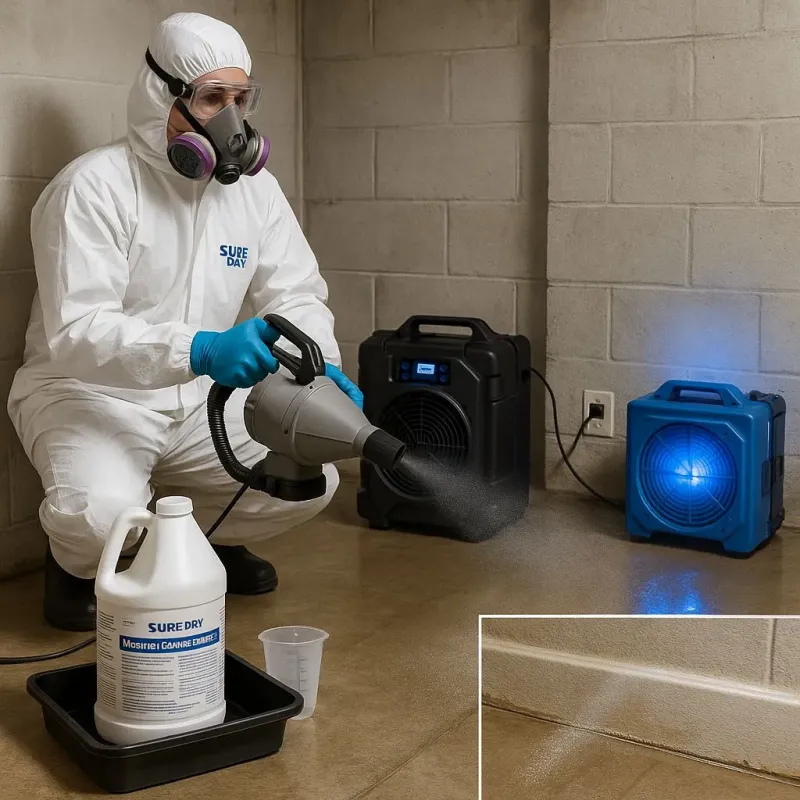 Sanitization and Odor Removal process in Bernie, MO