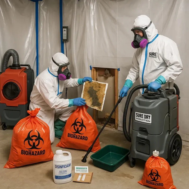 Contaminated Water Handling Protocols process in Bernie, MO